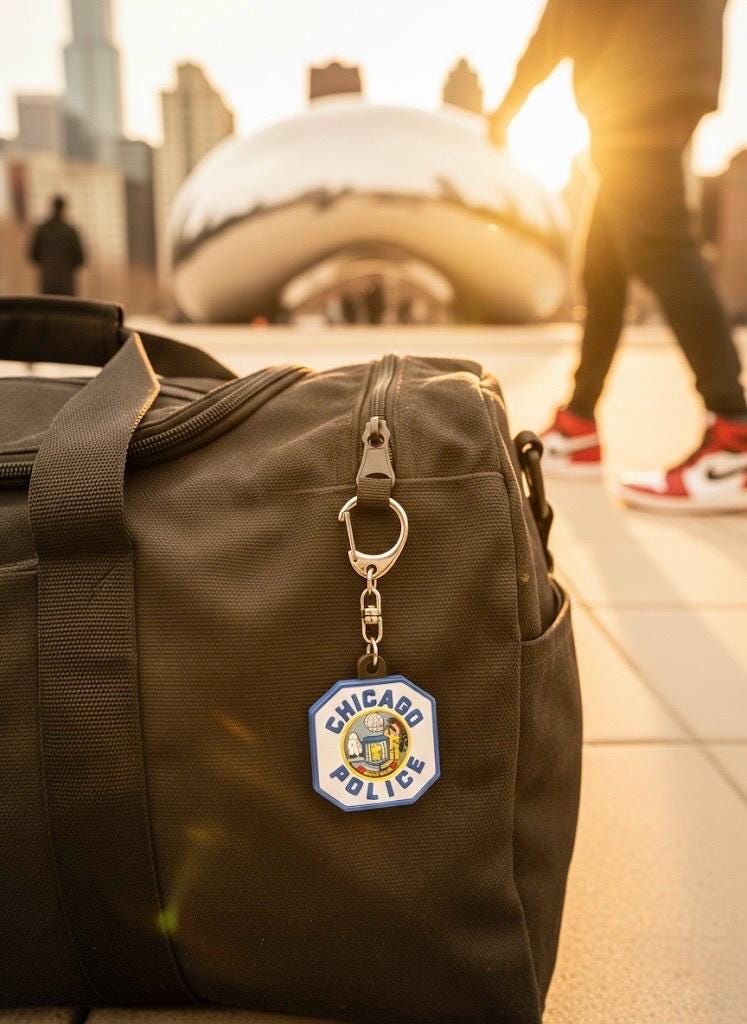 Chicago Police Department, Illinois - MicroKeychain