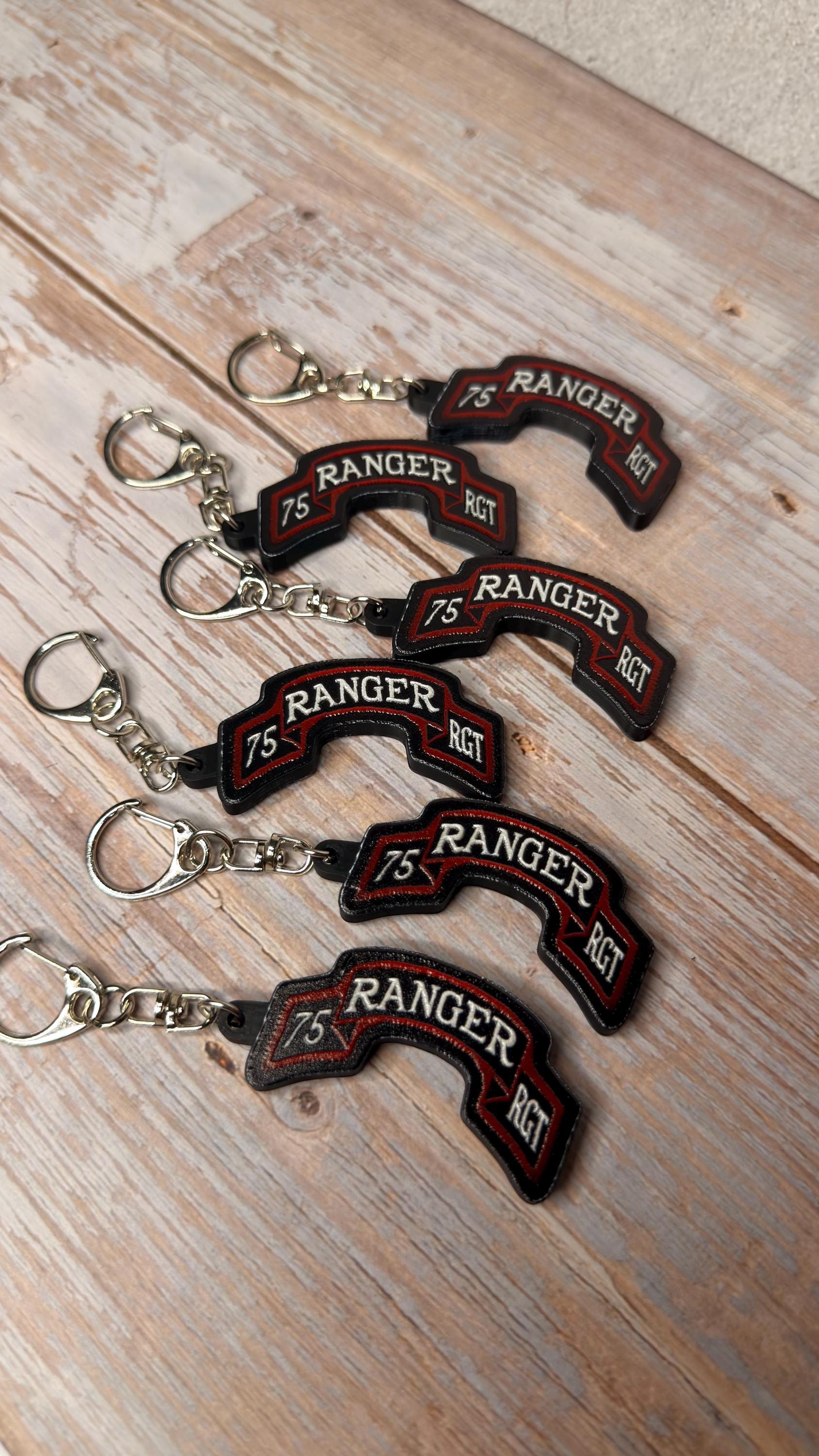 75th Ranger Regiment | Collector Patch Keychain | Military Family Gift | Support Our Troops