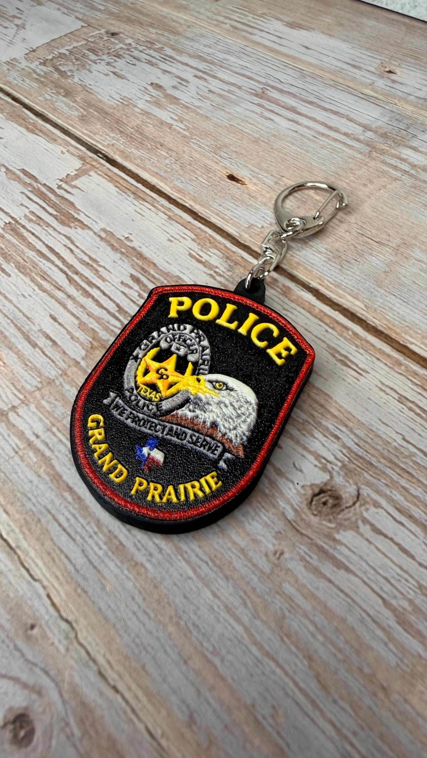 Grand Prairie Police Department, Texas - MicroKeychain