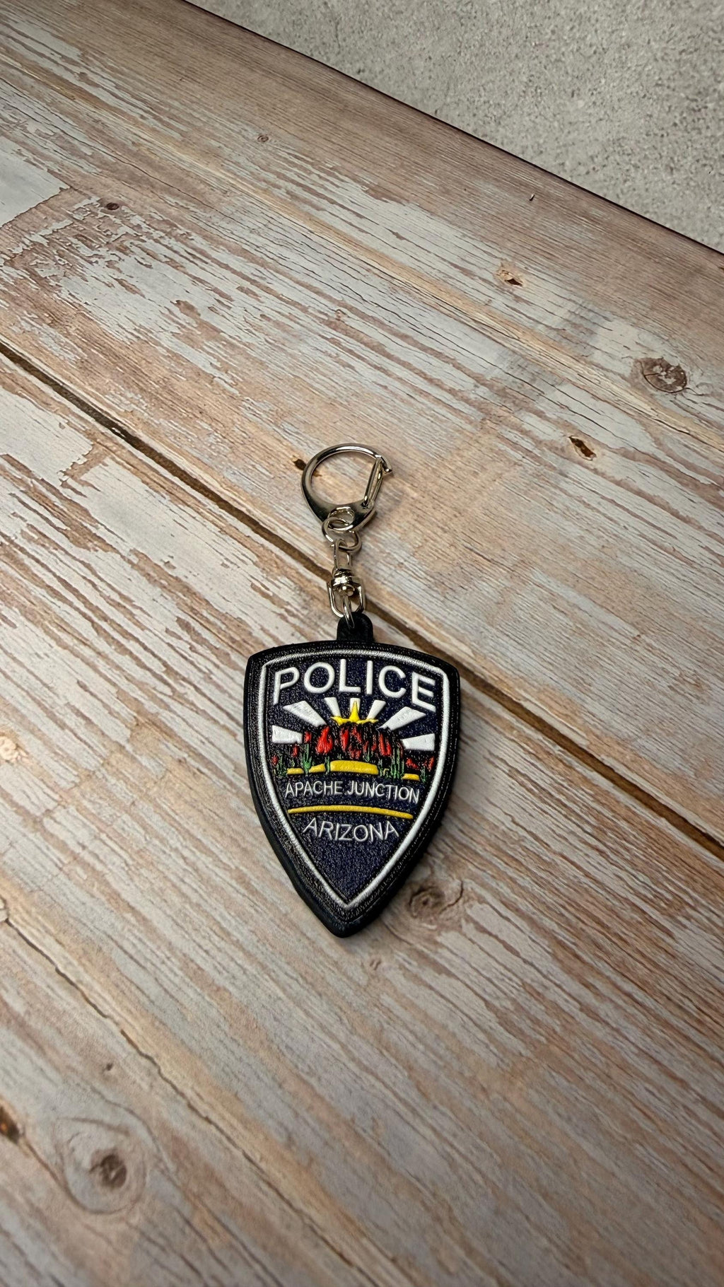 Apache Junction Police Department, Arizona - MicroKeychain