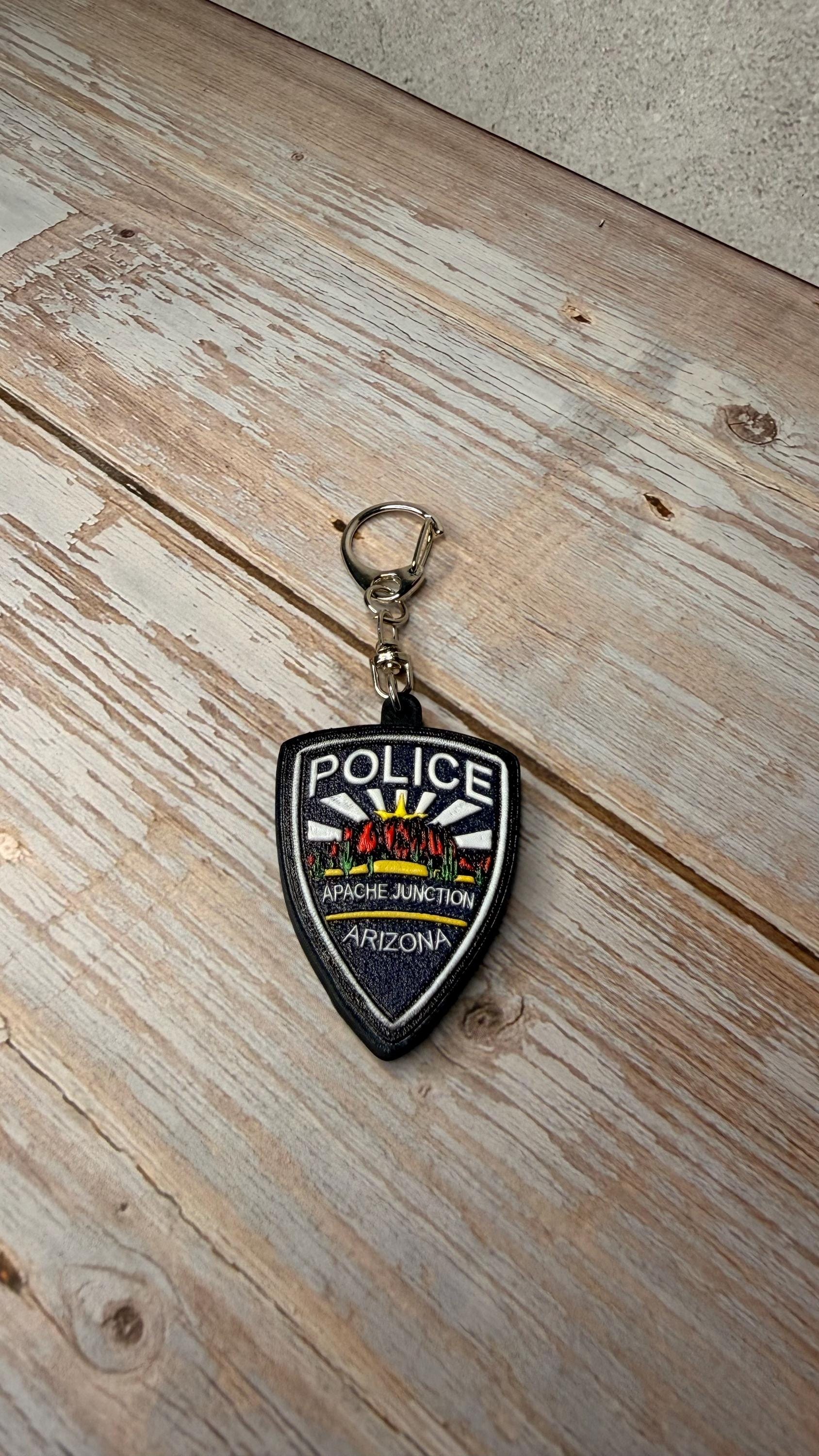 Apache Junction Police Department, Arizona - MicroKeychain
