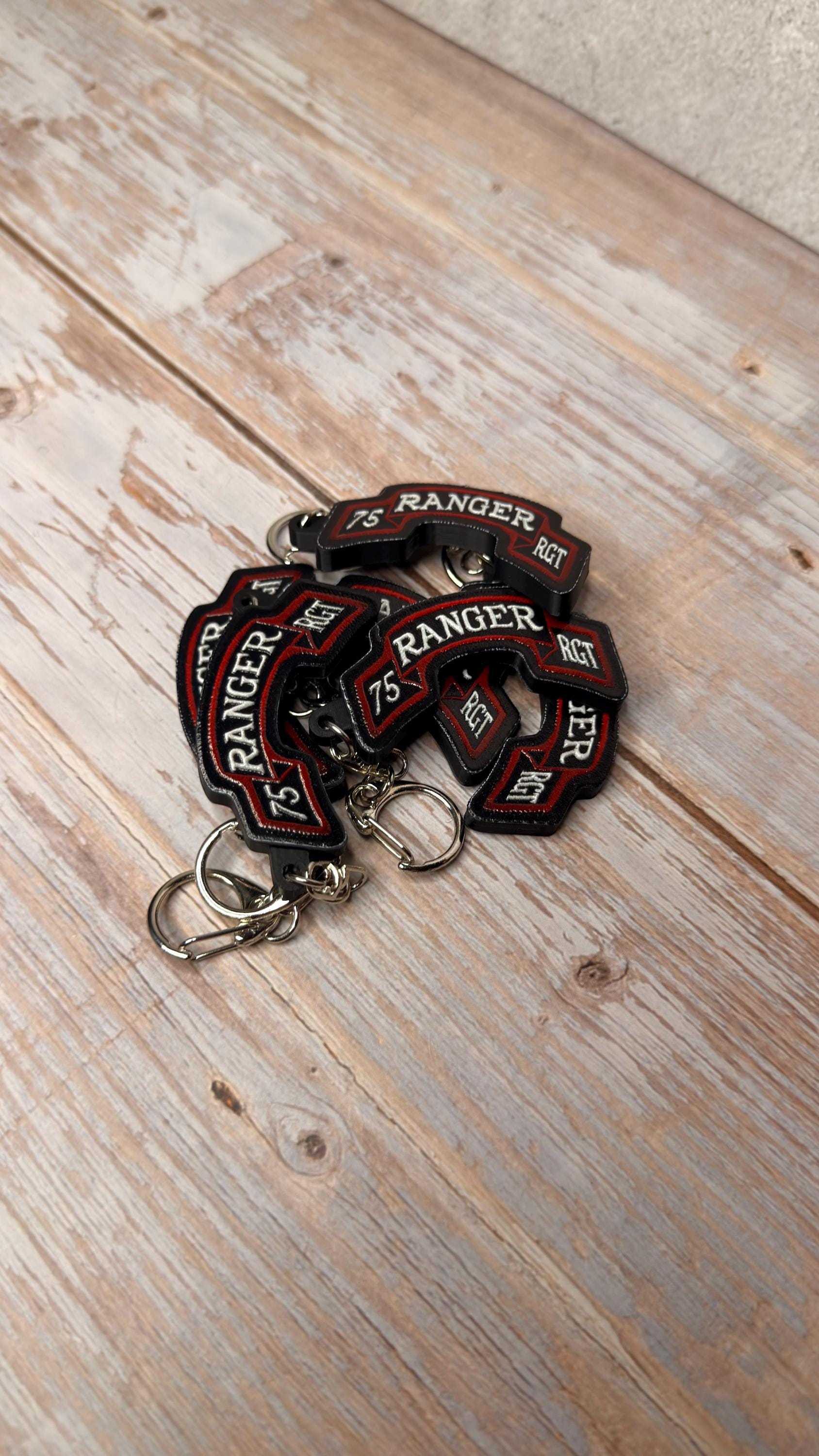 75th Ranger Regiment | Collector Patch Keychain | Military Family Gift | Support Our Troops