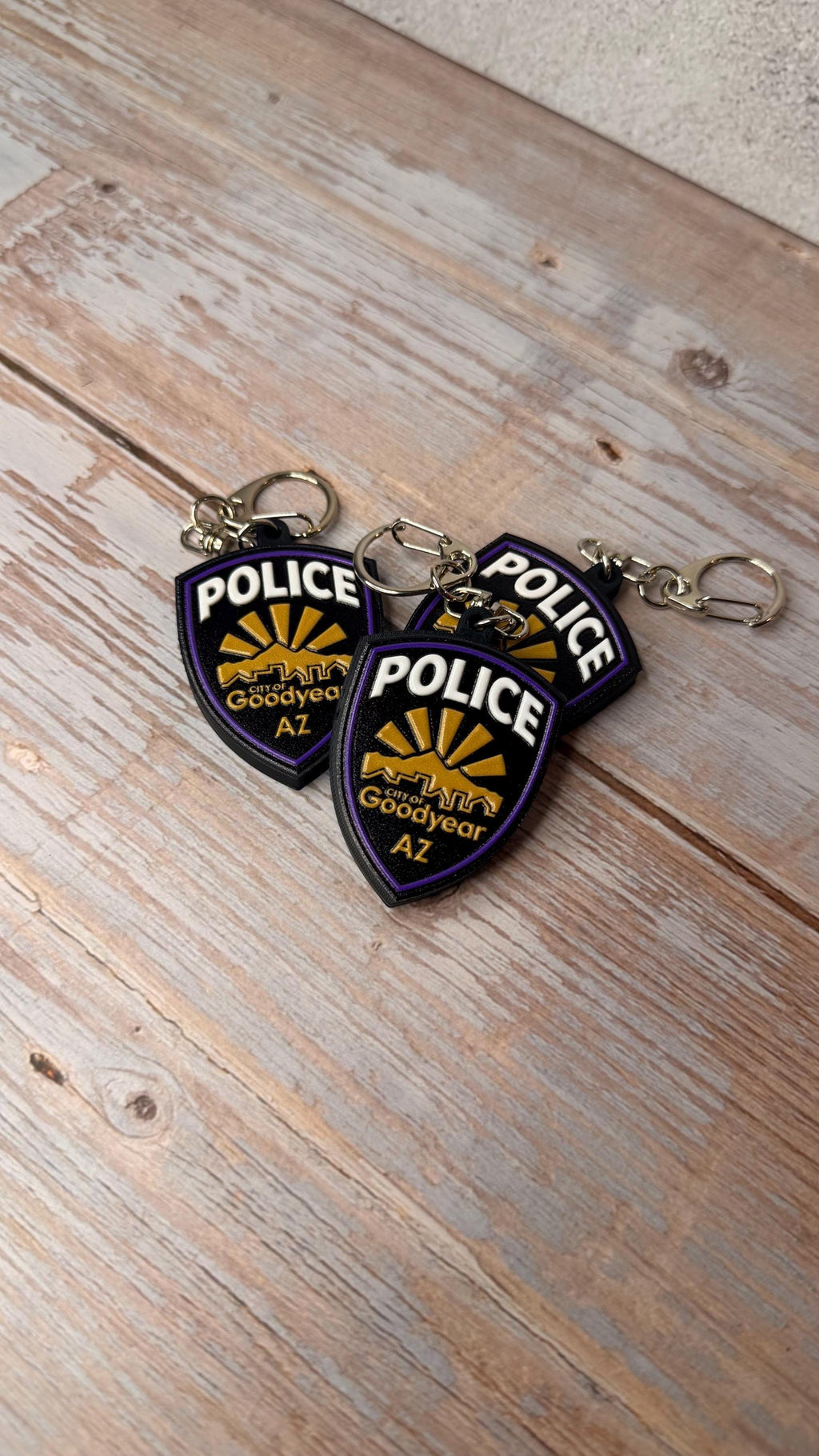 Goodyear Police Department (Retired Patch), Arizona - MicroKeychain
