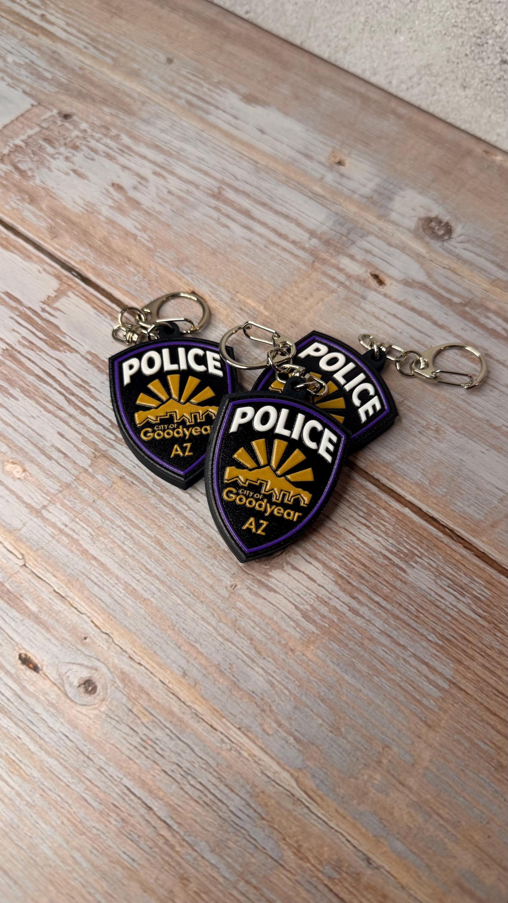 Goodyear Police Department (Retired Patch), Arizona - MicroKeychain