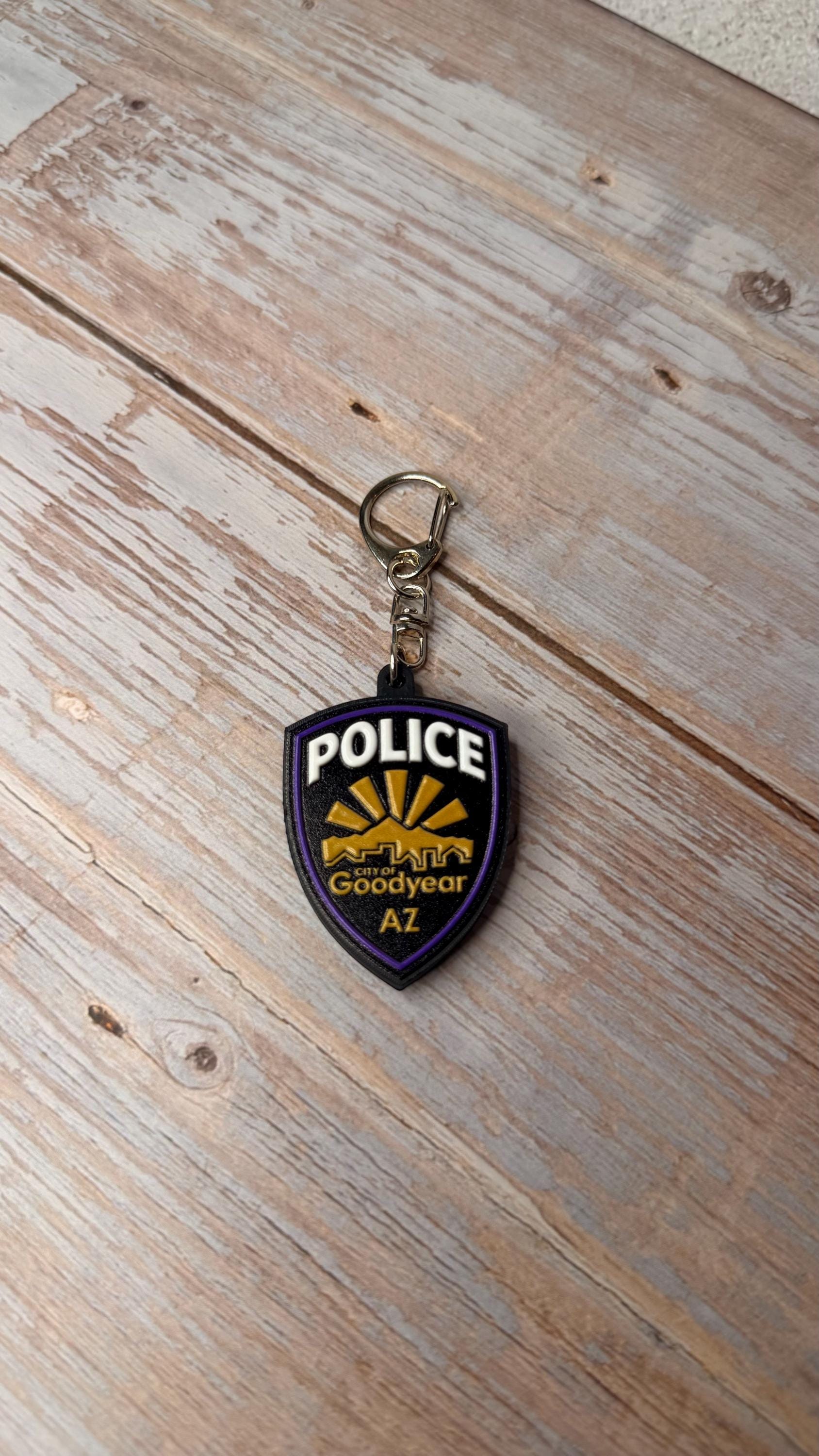 Goodyear Police Department (Retired Patch), Arizona - MicroKeychain