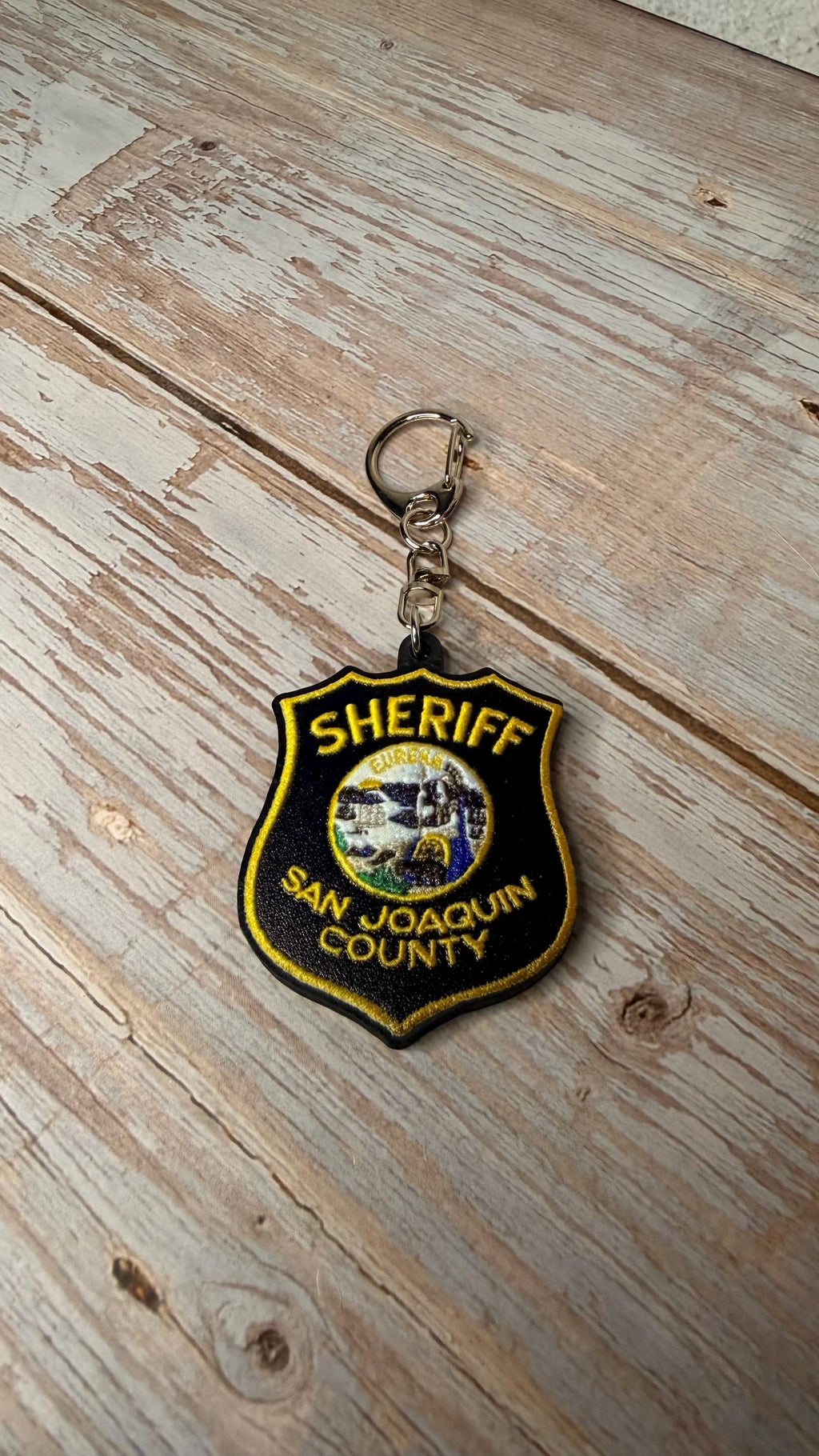 San Joaquin Sheriff's Office, California - MicroKeychain