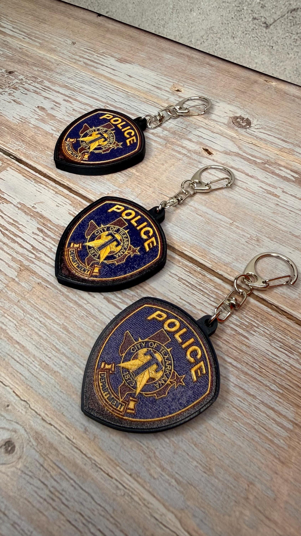 Texarkana Police Department, Texas - MicroKeychain