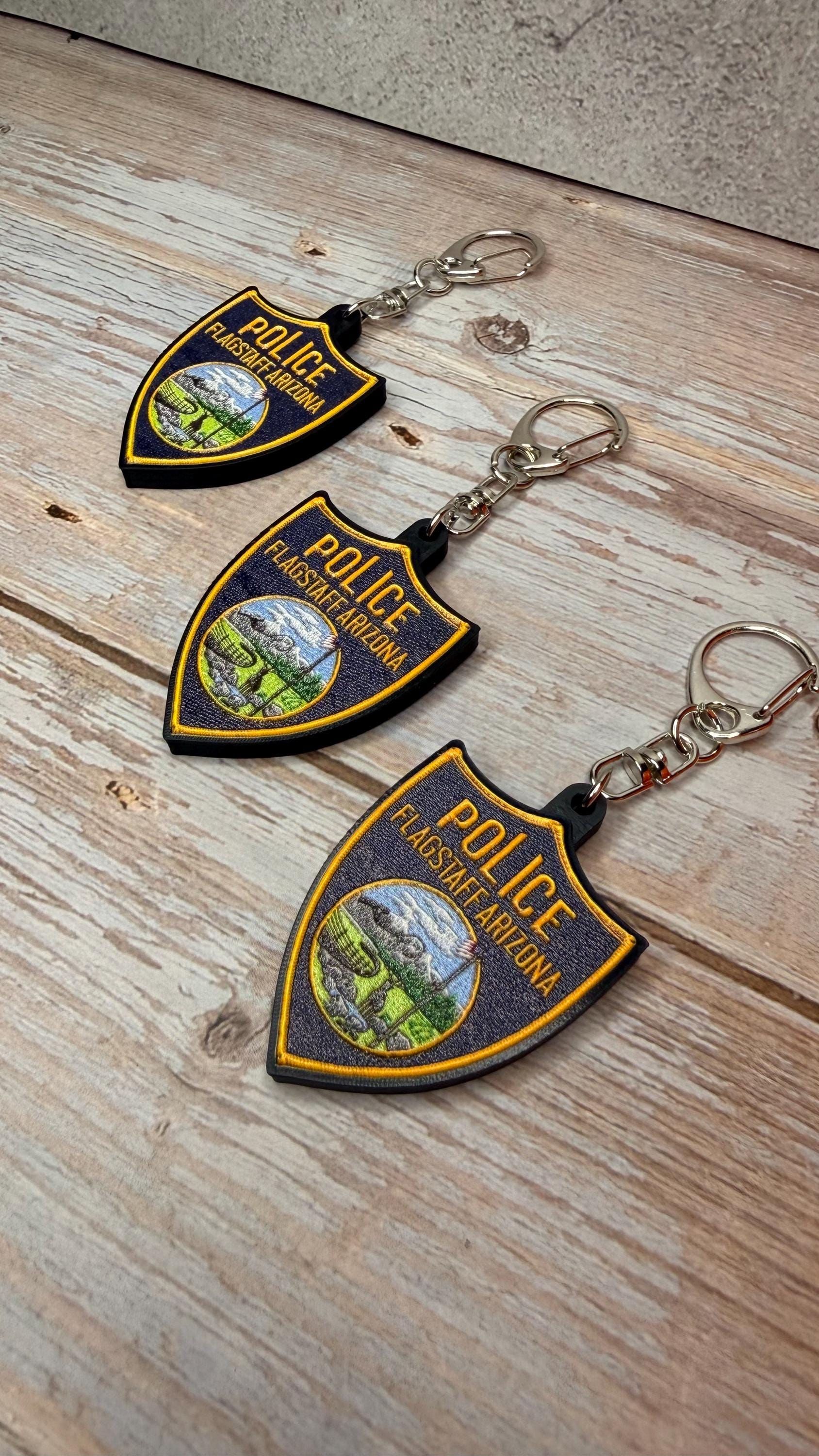 Flagstaff Police Department (Retired Patch), Arizona - MicroKeychain