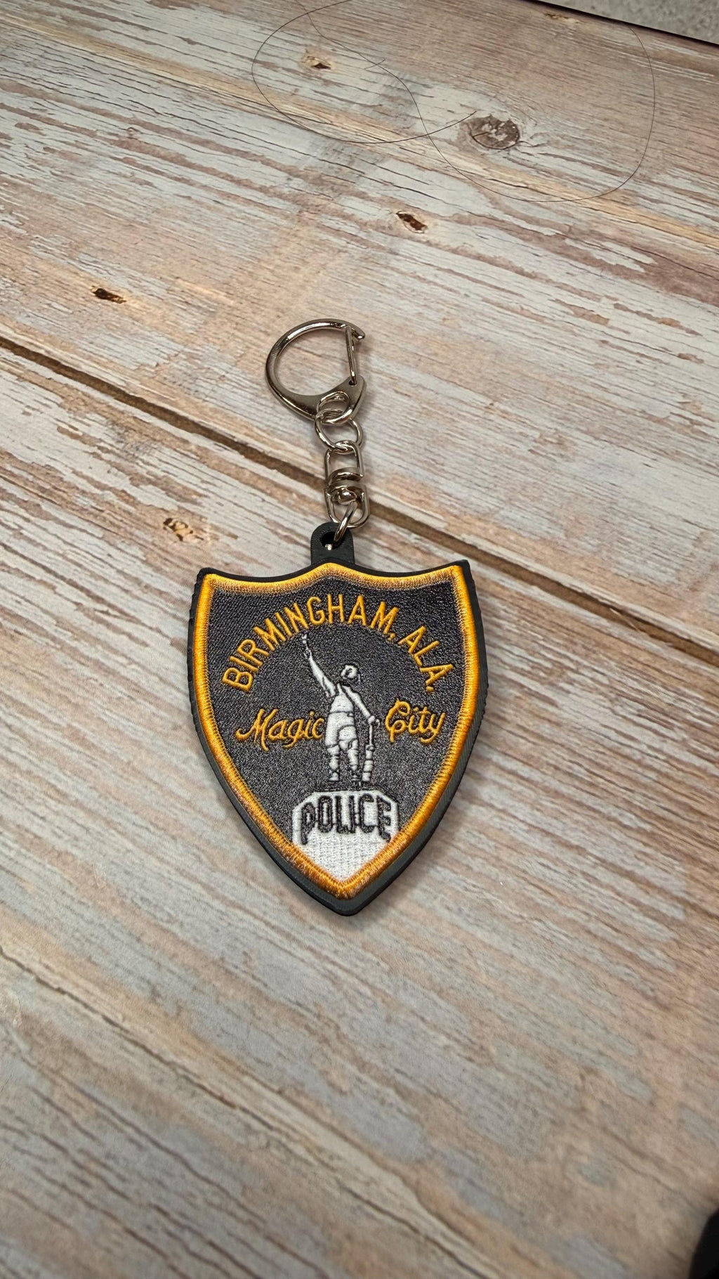 Birmingham Police Department, Alabama - MicroKeychain