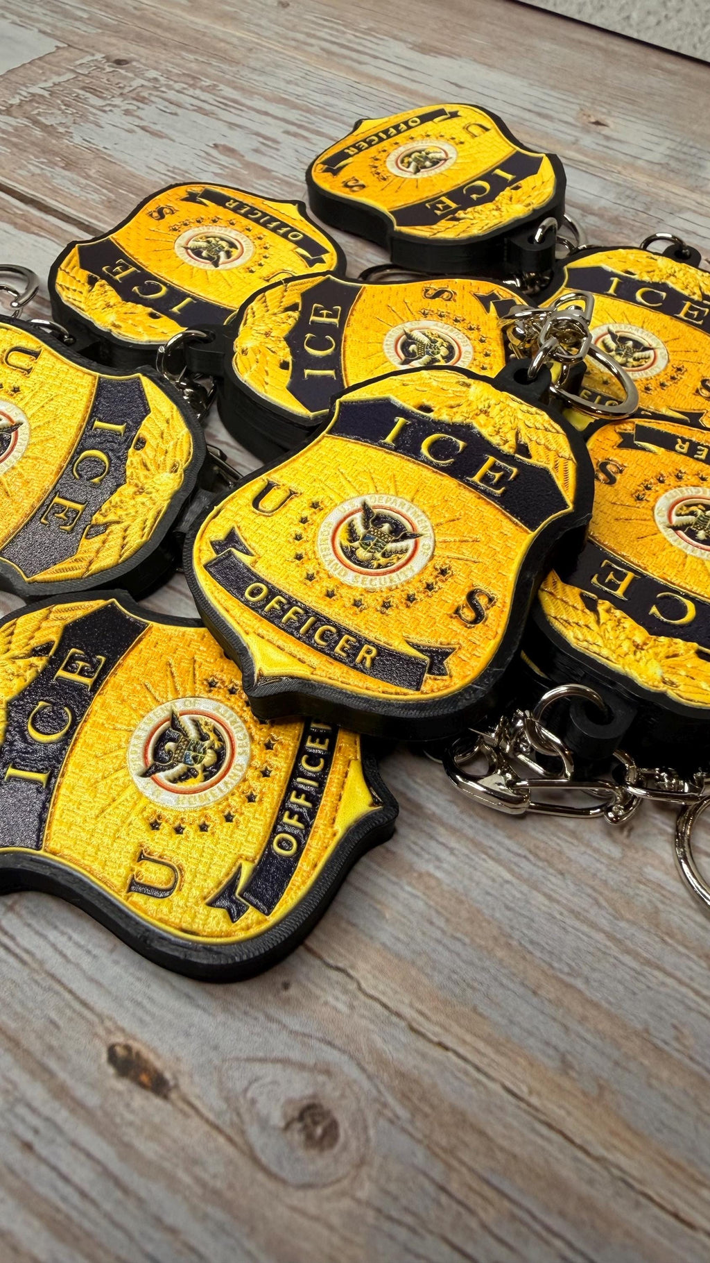 U.S. Immigration and Customs Enforcement - MicroKeychain