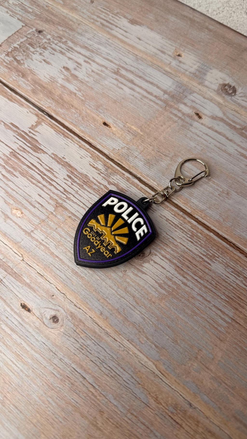 Goodyear Police Department (Retired Patch), Arizona - MicroKeychain