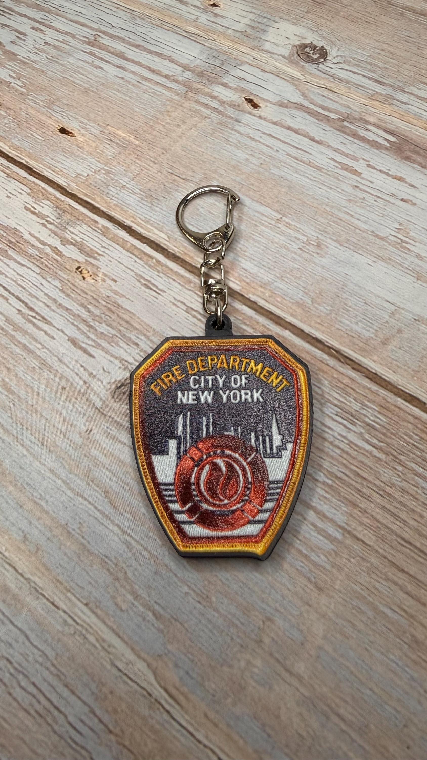 New York City Fire Department, New York - MicroKeychain
