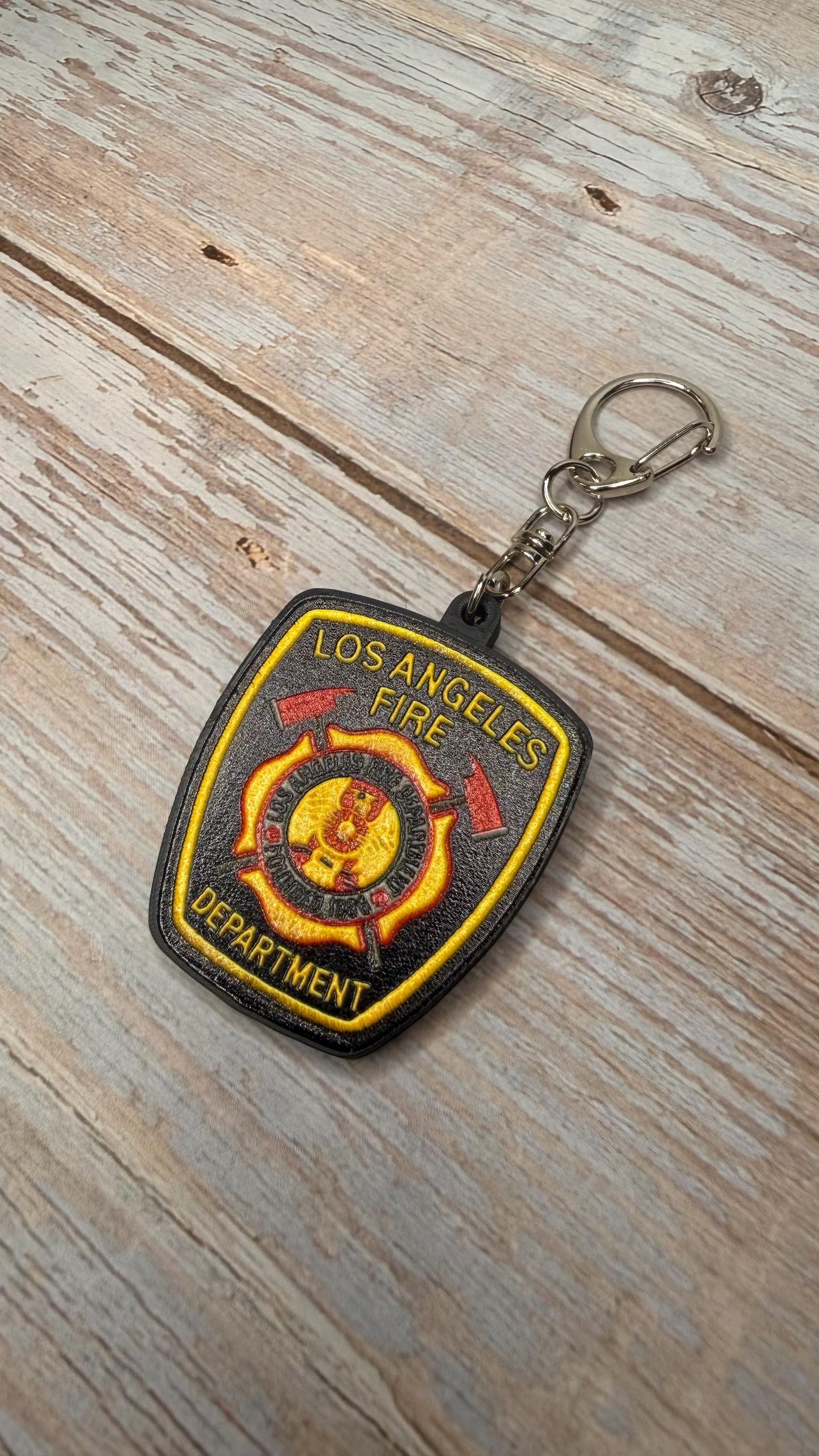 Los Angeles Fire Department, California - MicroKeychain