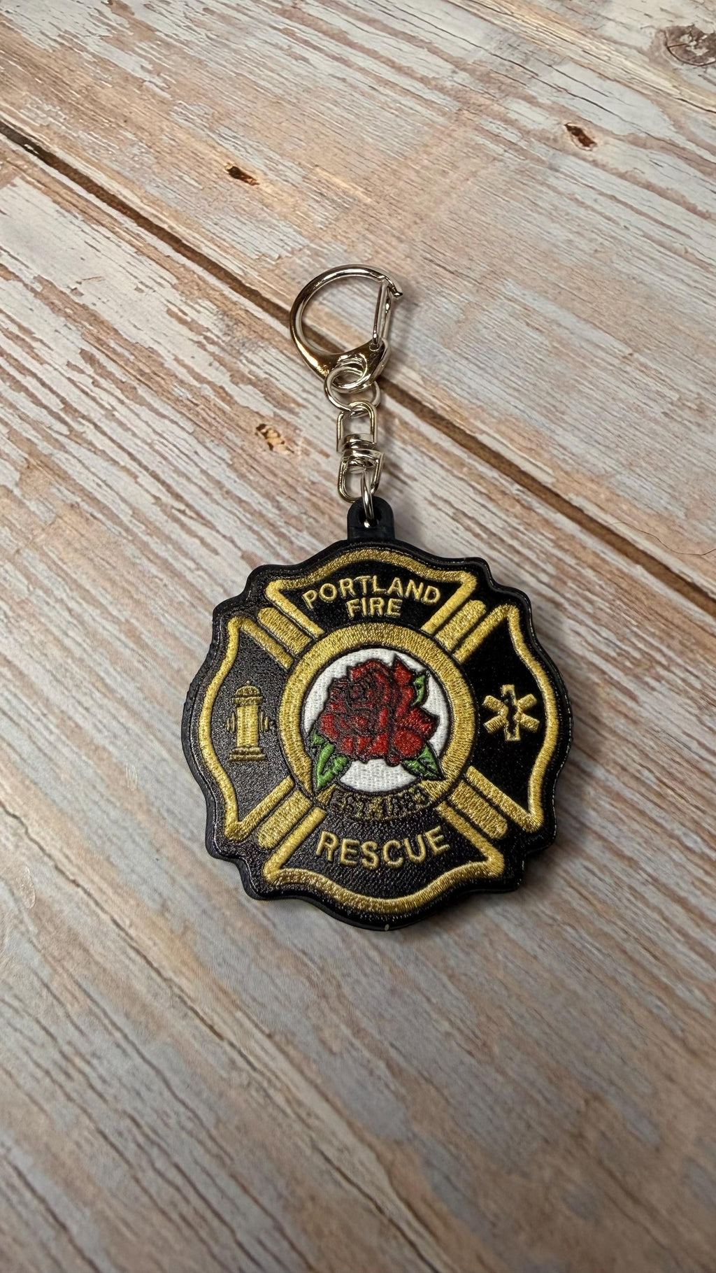 Portland Fire Department, Oregon MicroKeychain