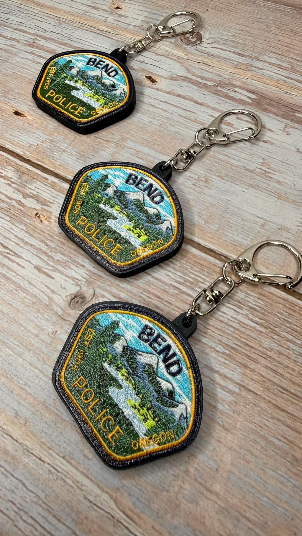 Bend Police Department, Oregon - MicroKeychain
