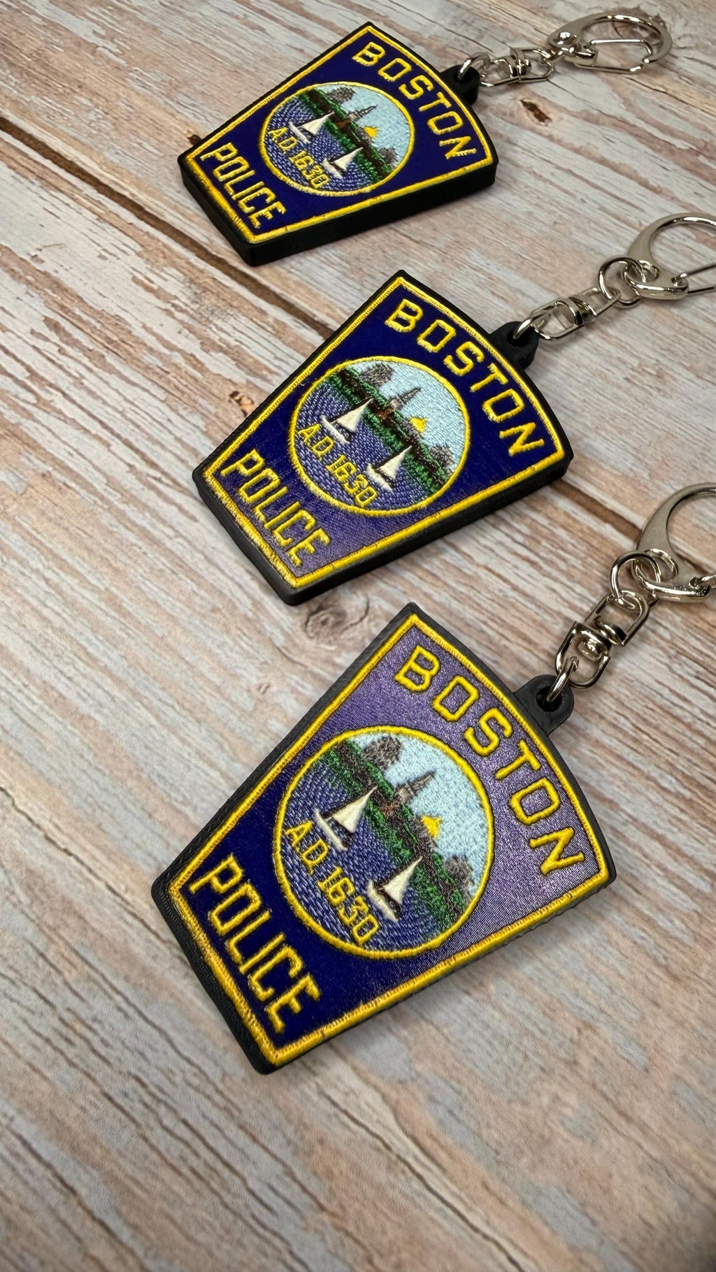 Boston Police Department, Massachusetts - MicroKeychain