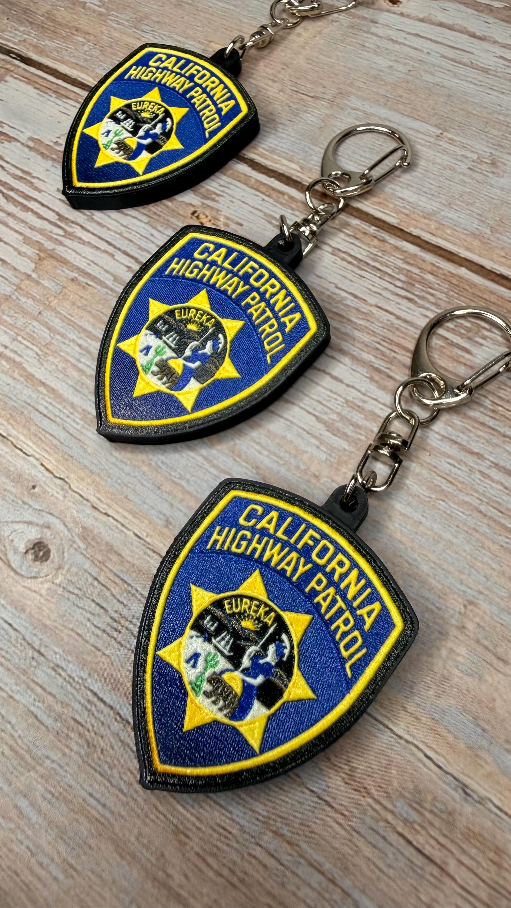 California Highway Patrol, California - MicroKeychain