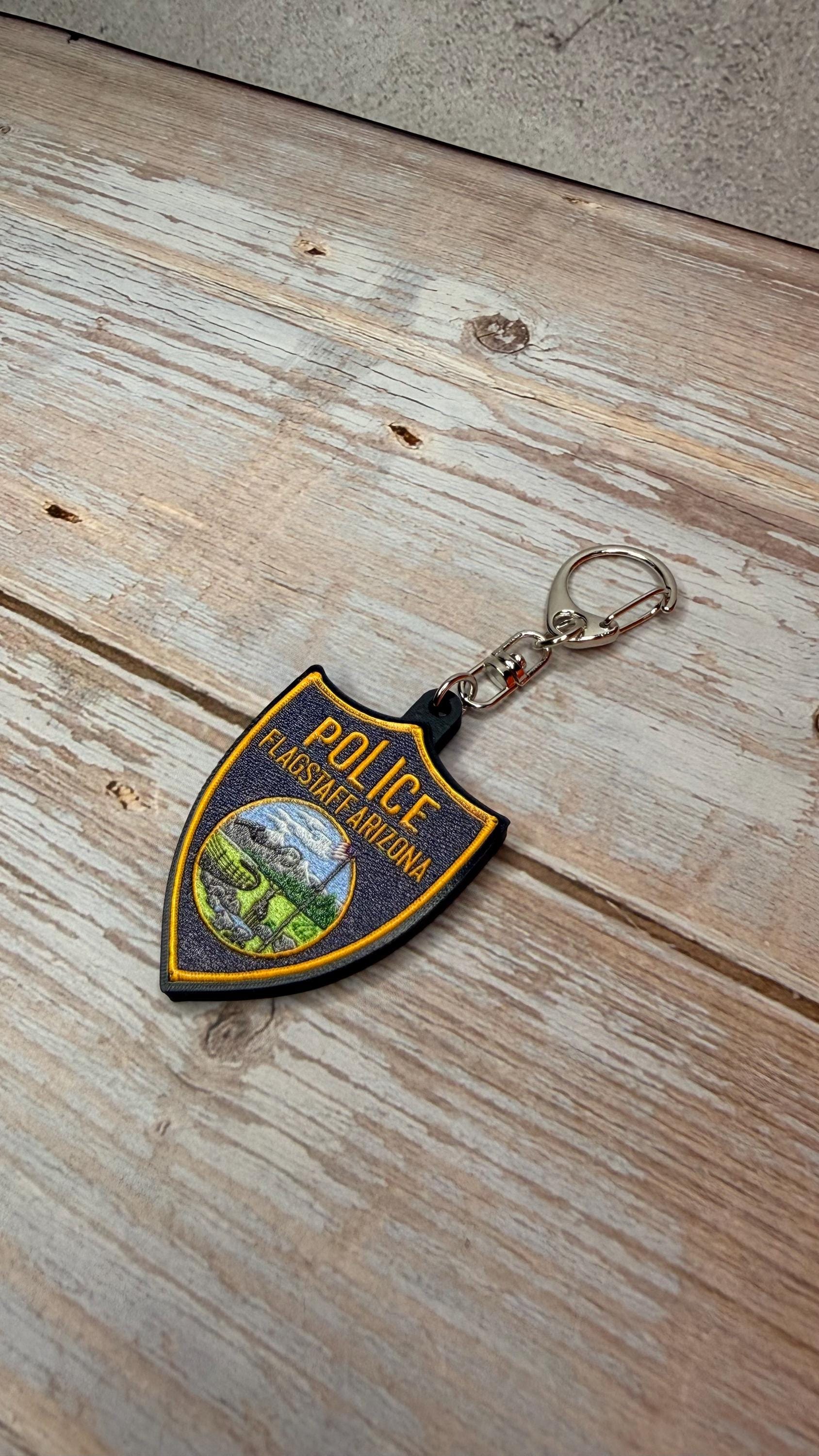 Flagstaff Police Department (Retired Patch), Arizona - MicroKeychain