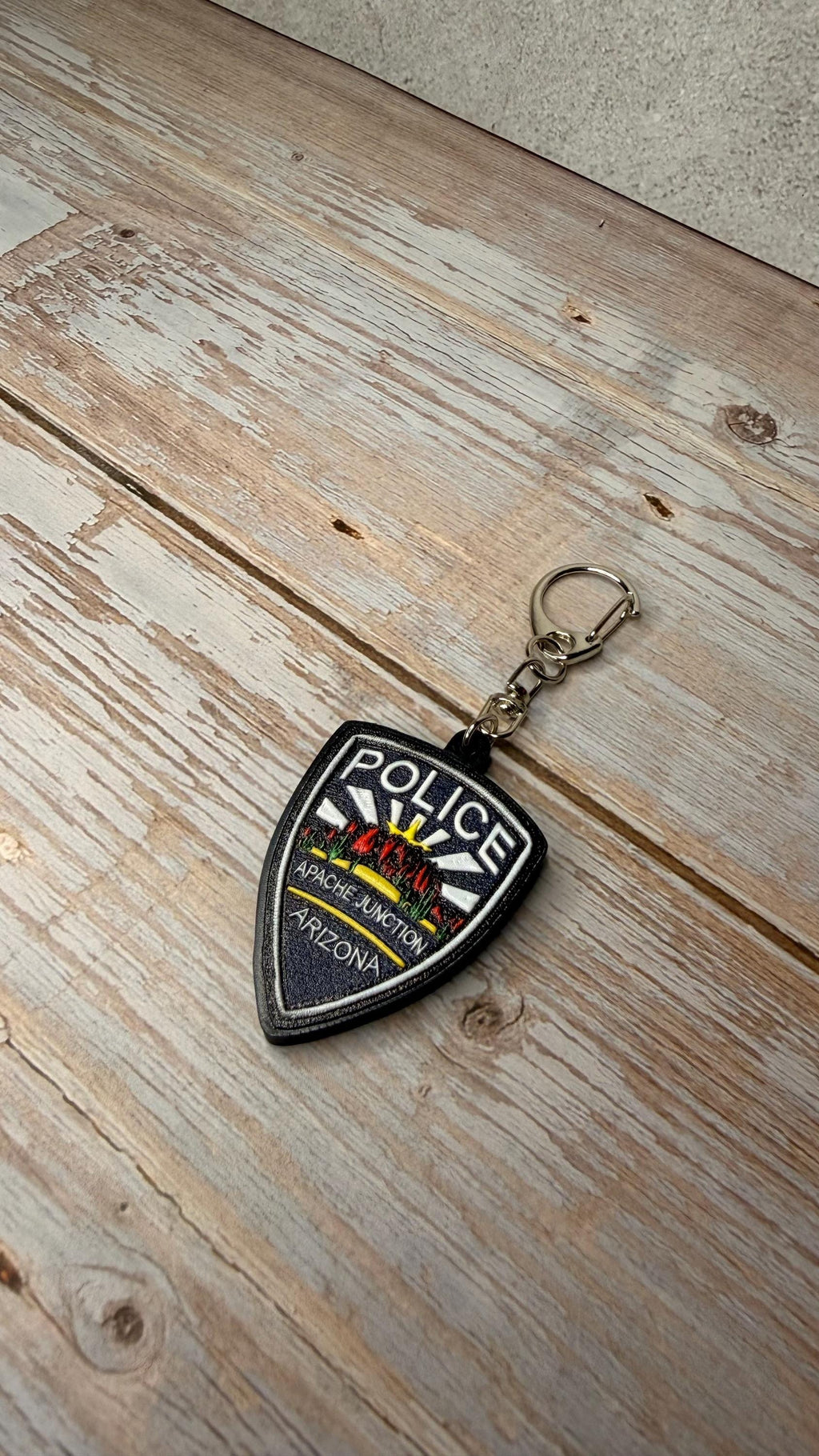 Apache Junction Police Department, Arizona - MicroKeychain