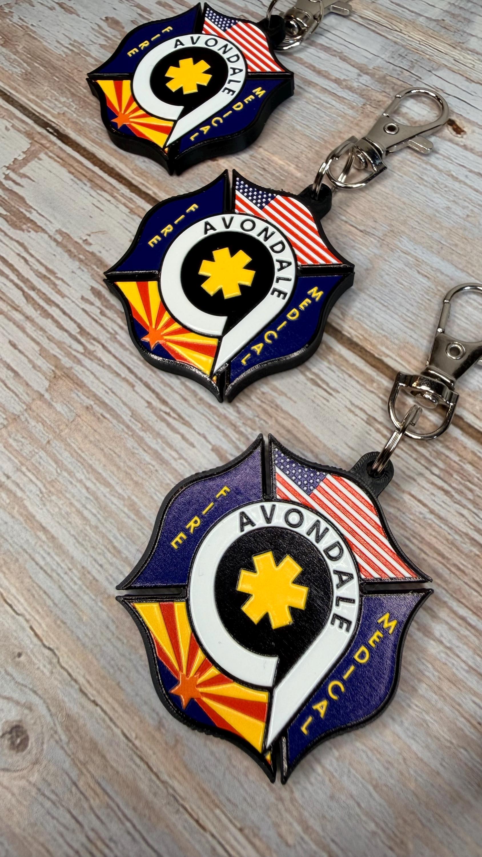 Avondale Fire Department, Arizona - MicroKeychain